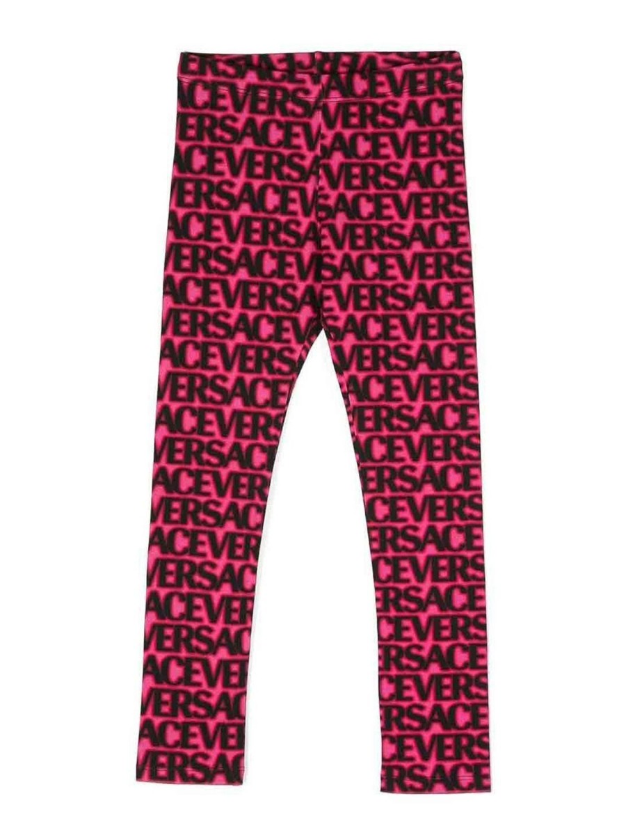 Bambino Versace Young | Leggings Stampati Con Logo