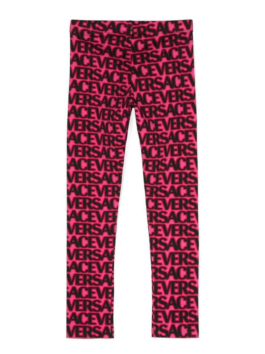 Bambino Versace Young | Leggings Stampati Con Logo