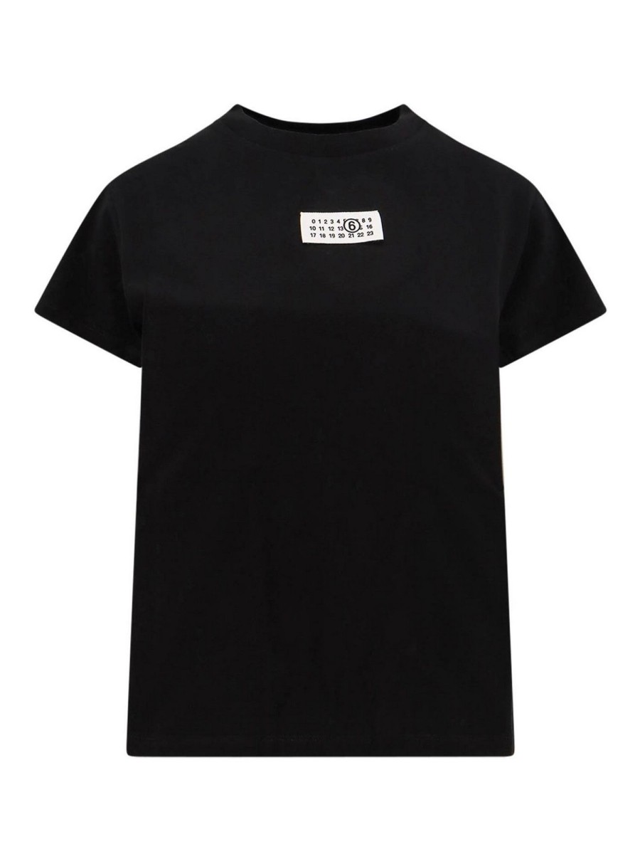 Danna MM6 Maison Margiela | T-Shirt In Cotone Con Logo Ricamato