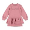 Bambino Balmain | Felpa Vestito Per Bambina In Cotone