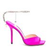 Danna Jimmy Choo | Sandali Saeda 100 Con Tacco In Cristallo