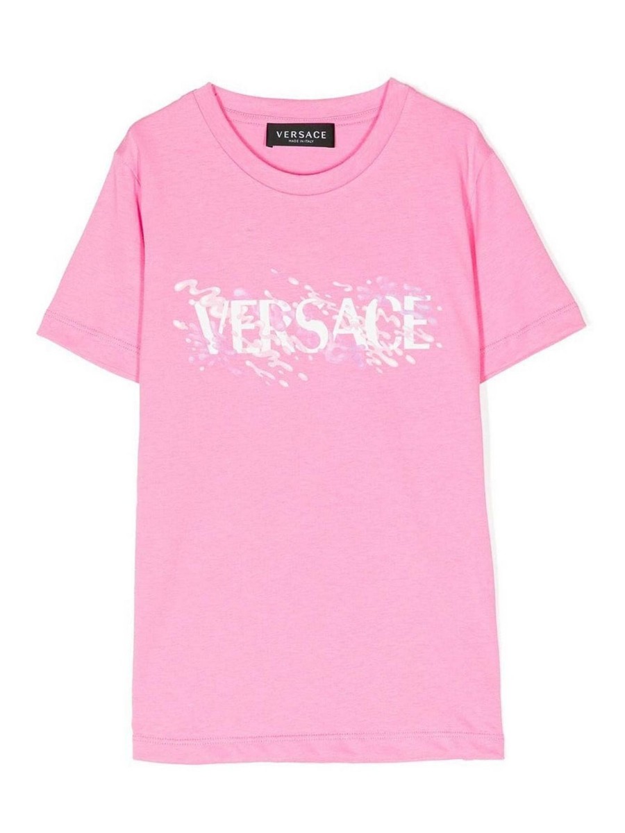 Bambino Versace Young | T-Shirt Con Stampa Logo