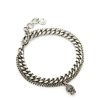 Uomo Alexander Mcqueen | Bracciale A Catena Con Teschio