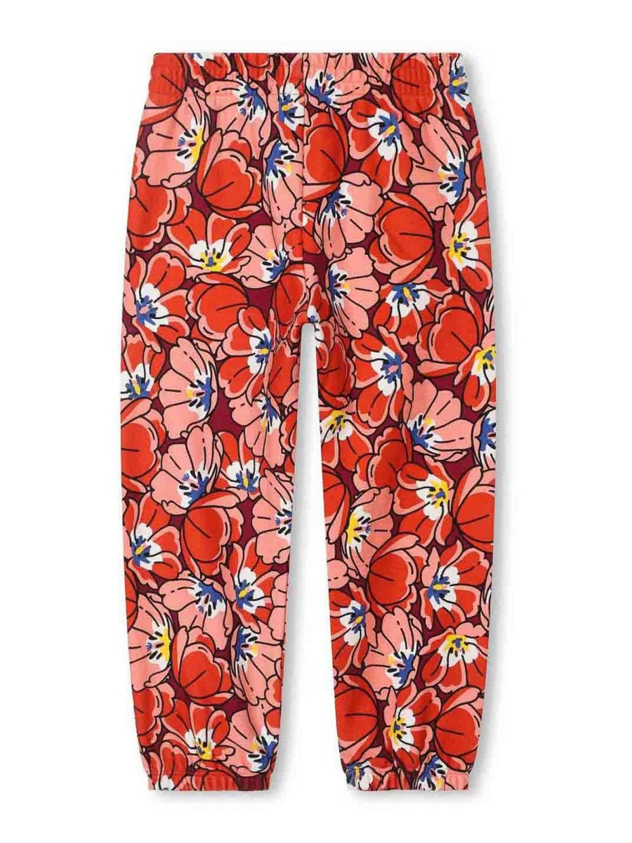 Bambino Kenzo | Pantaloni Sportivi Da In Cotone Stampato