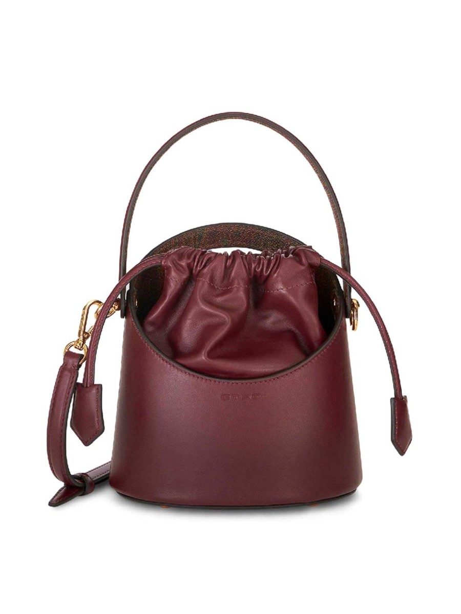 Danna Etro | Borsa A Secchiello Saturno Mini In Pelle