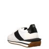 Uomo Tom Ford | Sneaker In Pelle Con Logo