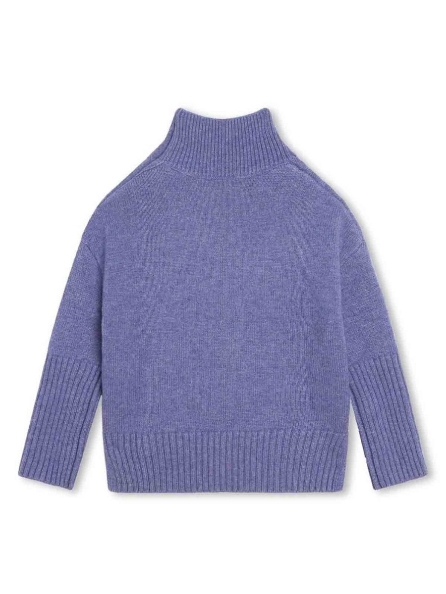 Bambino Zadig&Voltaire | Maglia Blu Per Bambina Zadig Voltaire