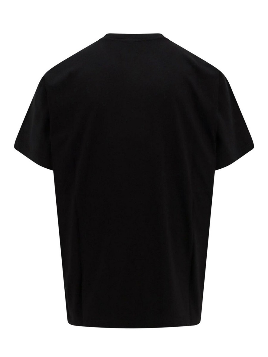 Uomo MM6 Maison Margiela | T-Shirt In Cotone Con Logo Frontale