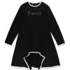 Bambino Marni | Tutina Marni Per Bambina In Cotone Nero