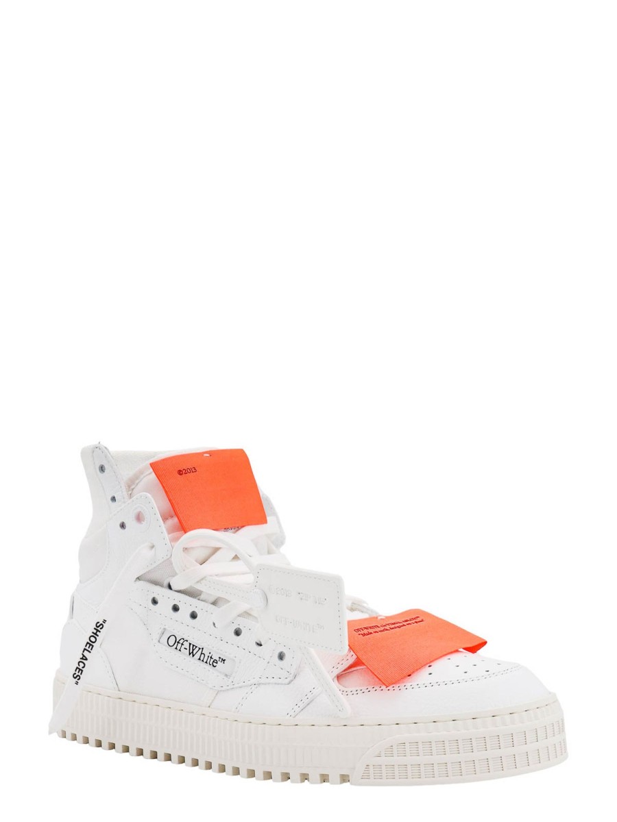 Uomo Off-White | Sneakers In Pelle E Tela