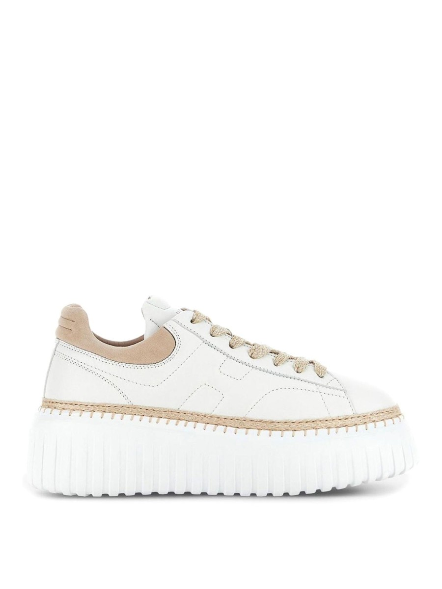 Danna Hogan | Sneaker In Pelle Con Strisce H