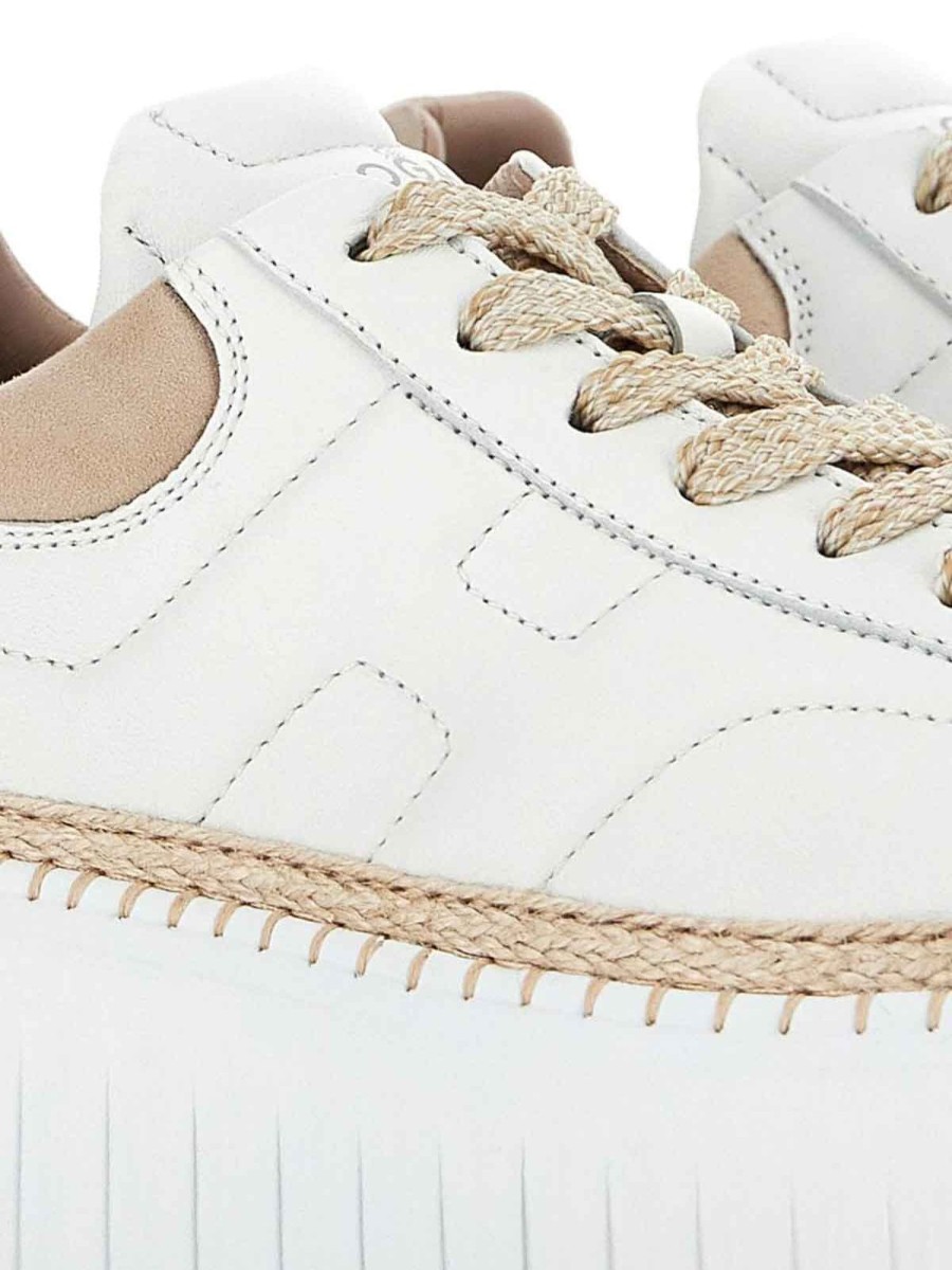 Danna Hogan | Sneaker In Pelle Con Strisce H