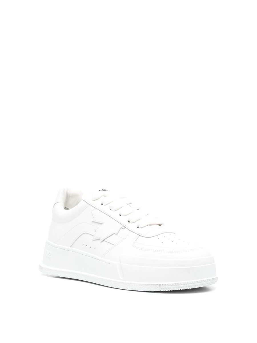 Uomo Dsquared2 | Sneakers Stringate Con Logo