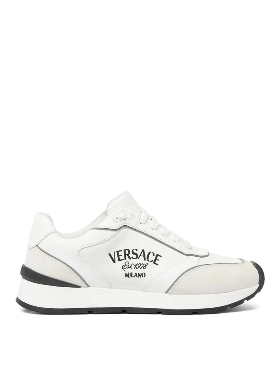 Uomo Versace | Sneaker In Pelle Di Vitello