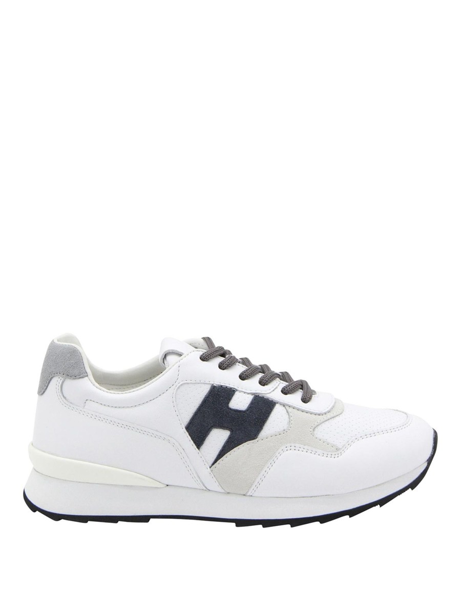 Bambino Hogan | Sneaker R261 In Pelle Bianca