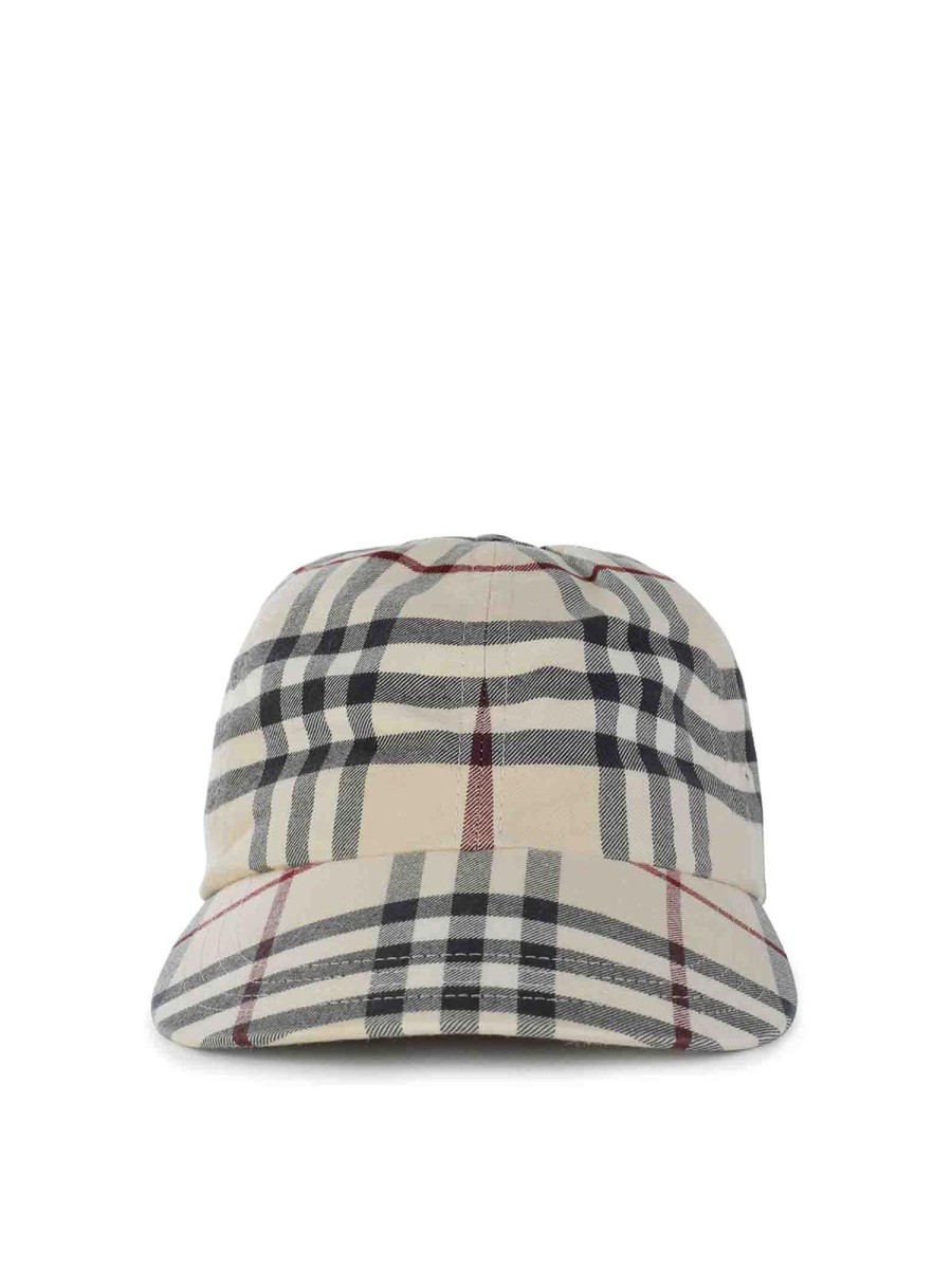 Uomo Burberry | Cappello Baseball In Cotone