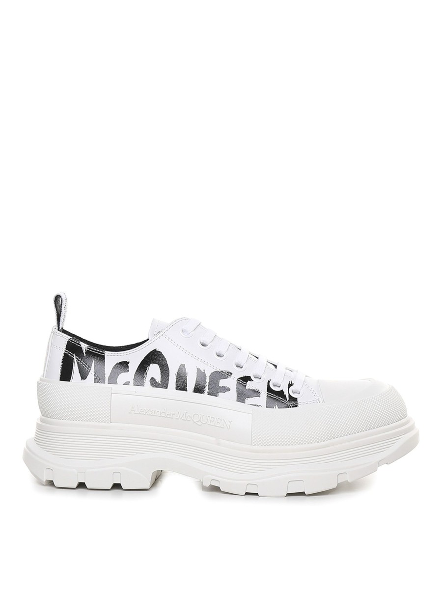 Uomo Alexander Mcqueen | Graffiti Logo Sneakers