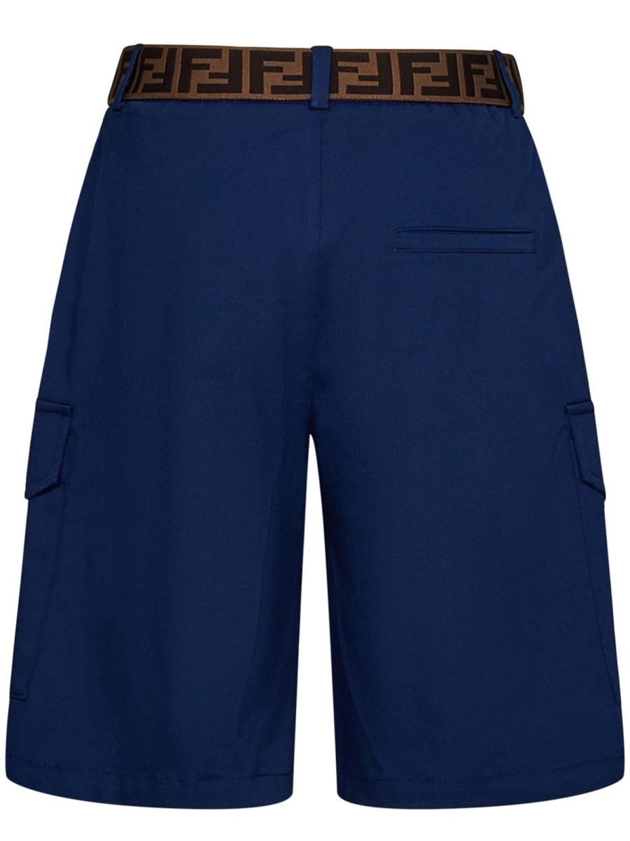 Bambino Fendi Jr | Shorts Elasticizzati Blu