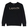 Bambino Lanvin | Maglia Lanvin In Cotone E Lana Blu Navy