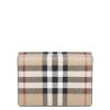 Uomo Burberry | Portafoglio In Pelle Con Motivo Vintage Check