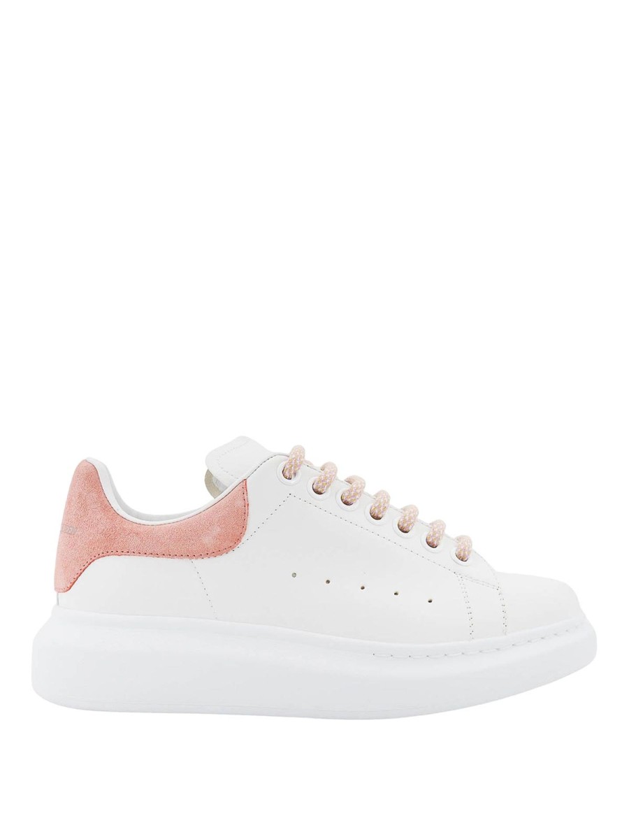 Danna Alexander Mcqueen | Sneakers In Pelle Con Patch In Camoscio