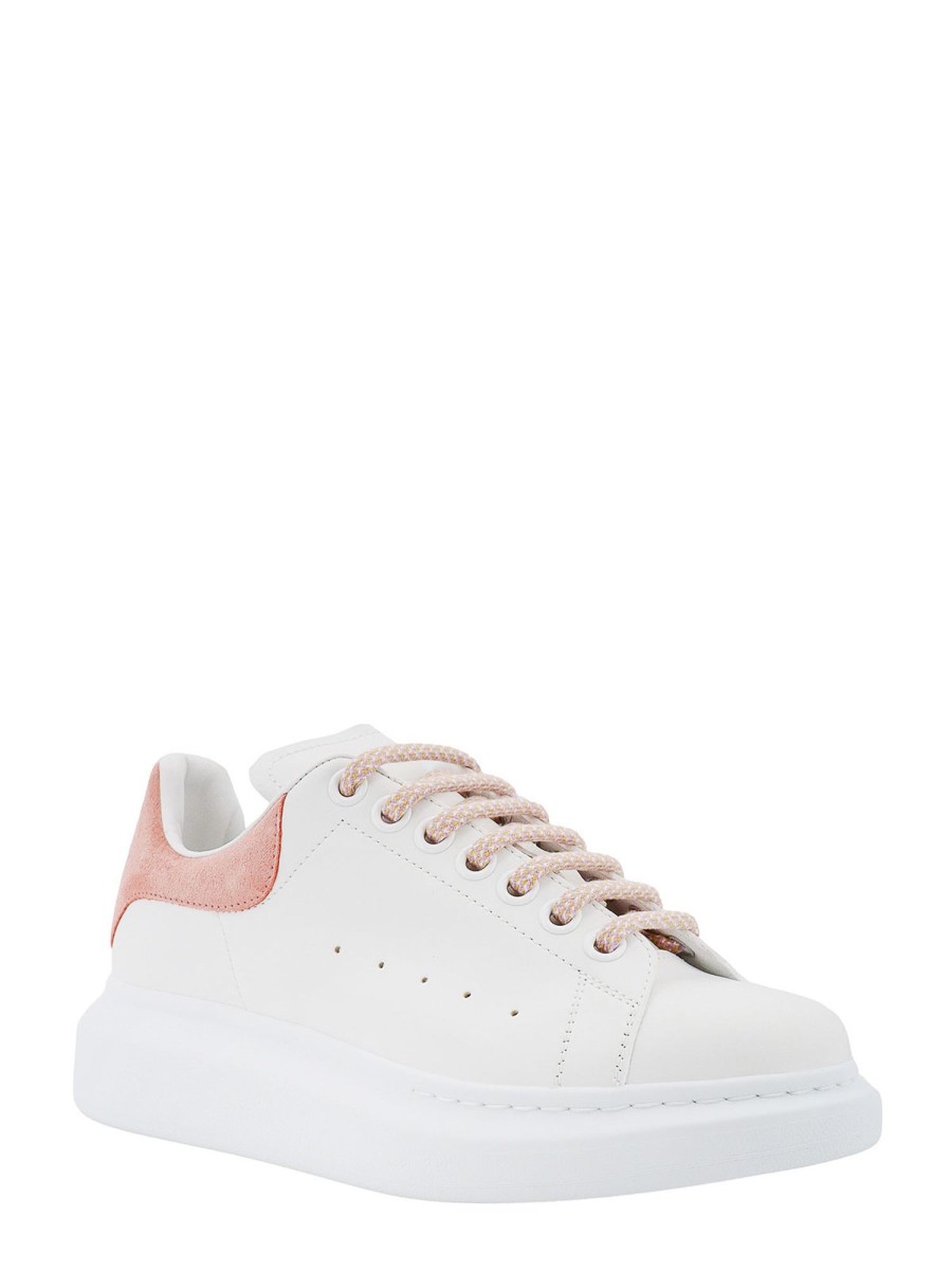 Danna Alexander Mcqueen | Sneakers In Pelle Con Patch In Camoscio