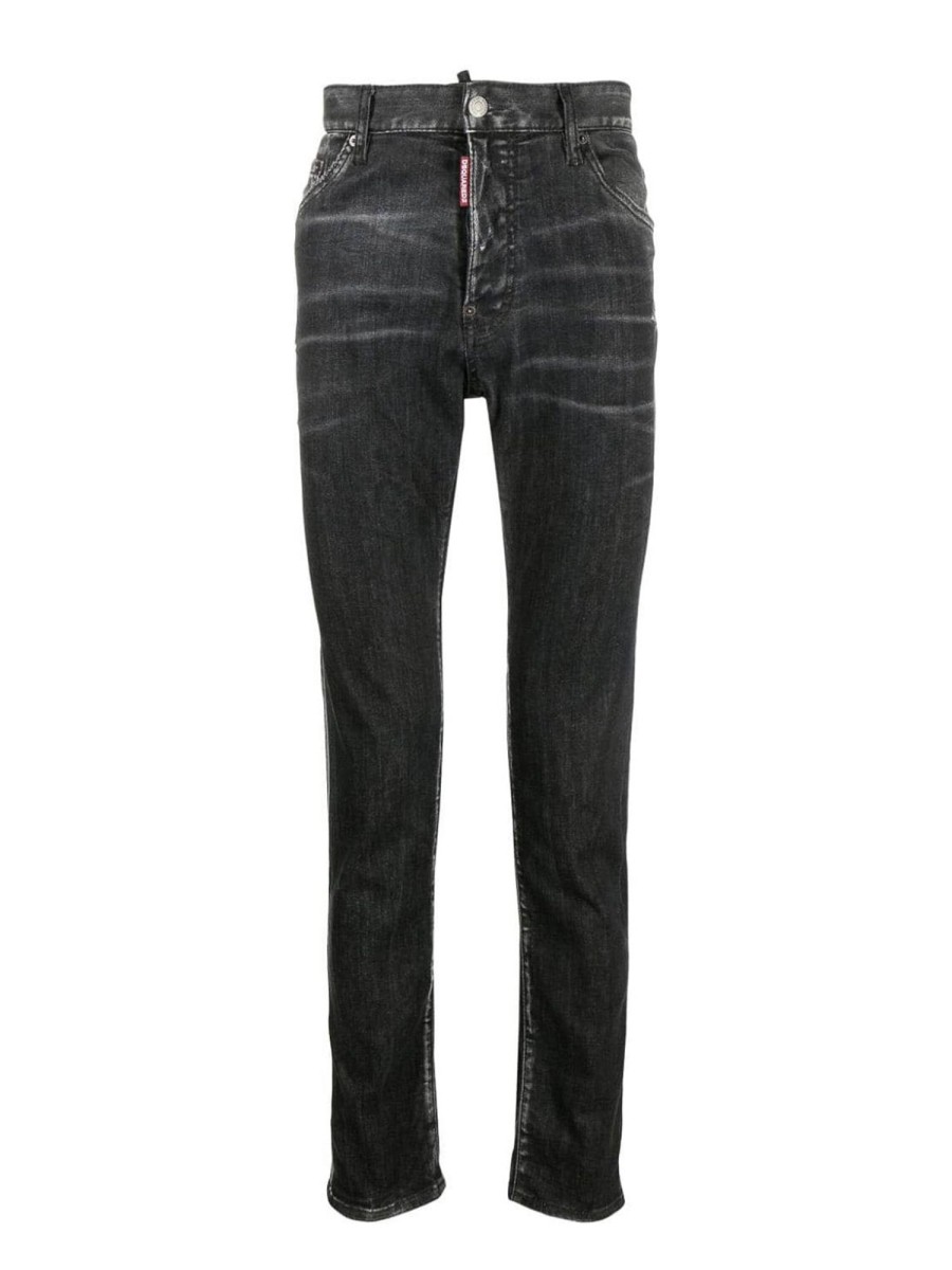 Uomo Dsquared2 | Jeans In Denim Da Ragazzo Cool