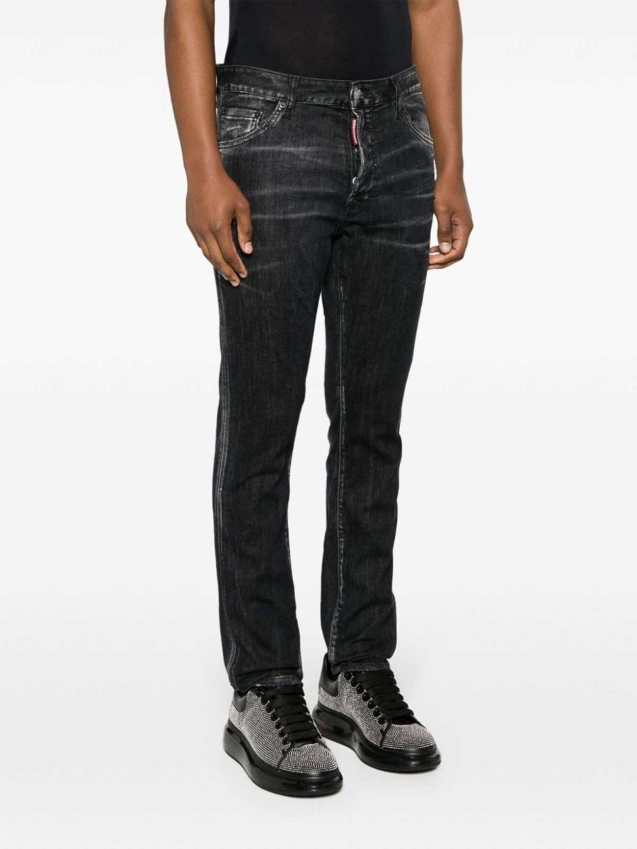 Uomo Dsquared2 | Jeans In Denim Da Ragazzo Cool