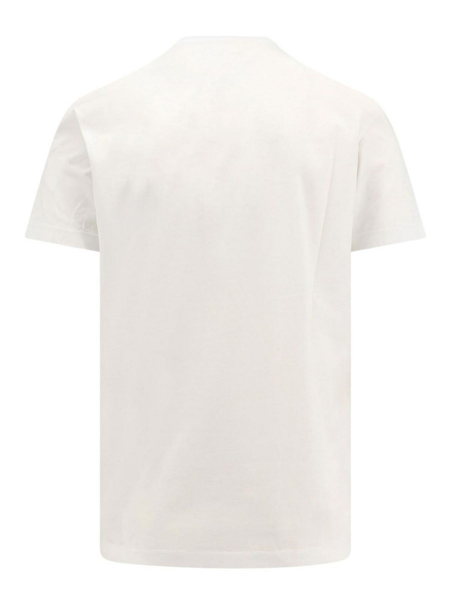 Uomo Dsquared2 | T-Shirt In Cotone Con Stampa