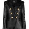 Danna Balmain | Blazer In Pelle Doppiopetto