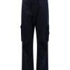 Uomo Dolce & Gabbana | Pantaloni Cargo In Cotone Con Patch Logo