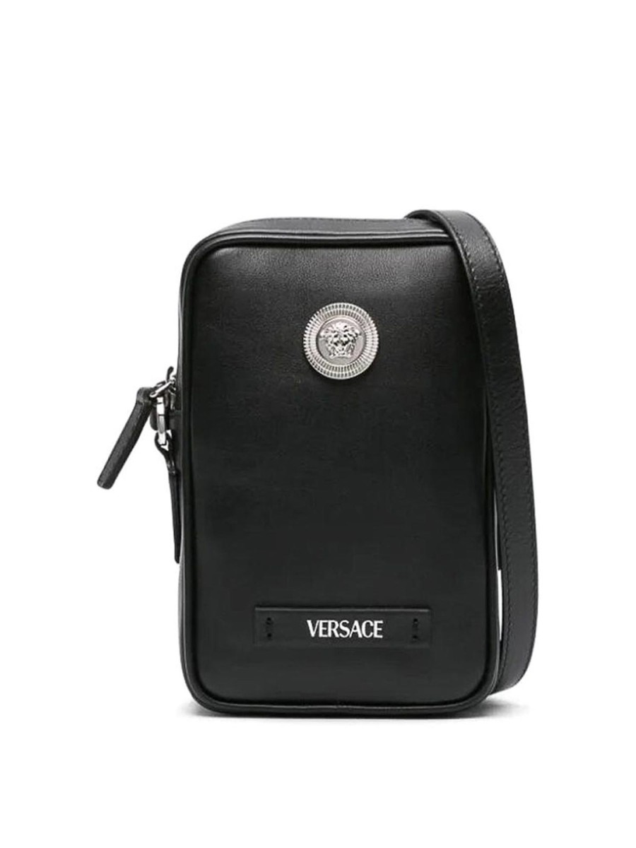 Uomo Versace | Custodia Per Cellulare In Vitello