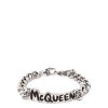 Uomo Alexander Mcqueen | Bracciale A Catena Con Graffiti