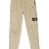 Bambino Stone Island | Pantaloni Cargo Con Motivo Mpass