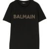 Bambino Balmain | T-Shirt Con Logo Per Bambini