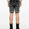 Uomo Alanui | Shorts In Cotone Con Stampa Bandana