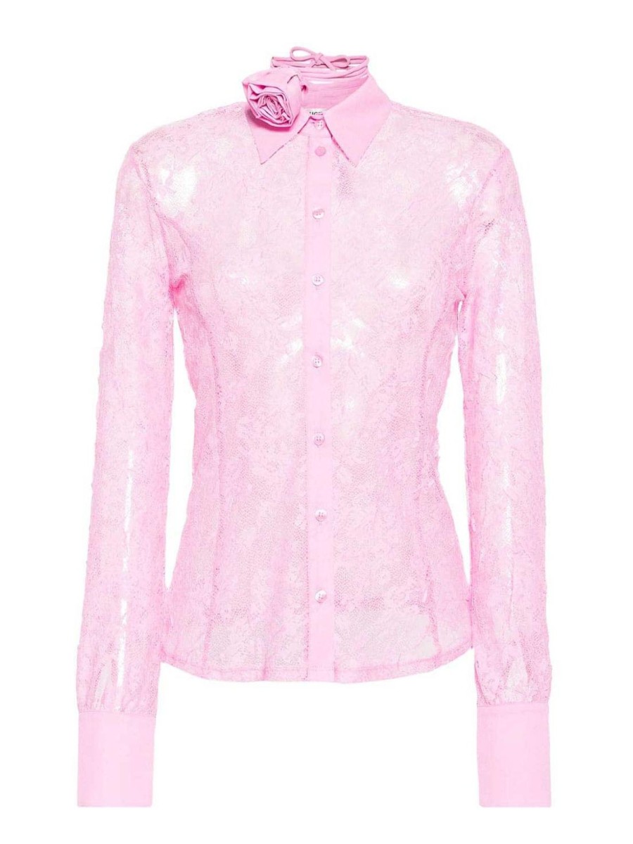 Danna Blugirl | Camicia In Pizzo Floreale