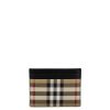 Uomo Burberry | Portacarte In Tela Spalmata Con Motivo Check