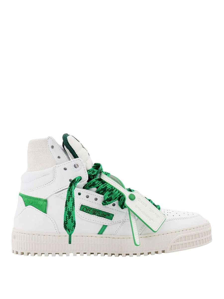 Uomo Off-White | Sneaker In Pelle Con Iconica Fascetta