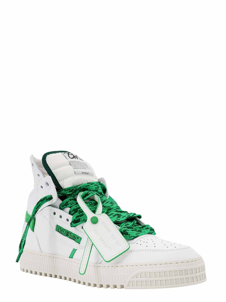 Uomo Off-White | Sneaker In Pelle Con Iconica Fascetta