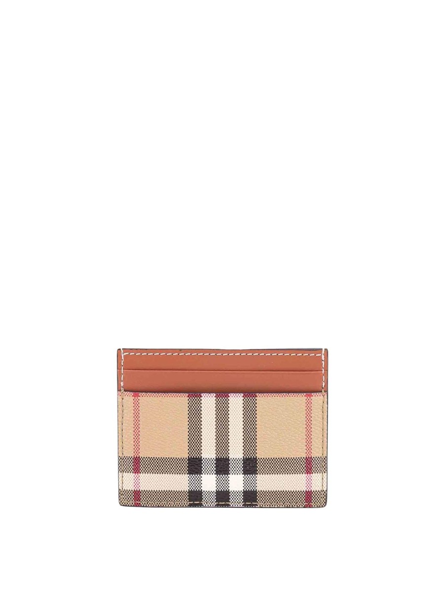 Danna Burberry | Portacarte In Tela Rivestita