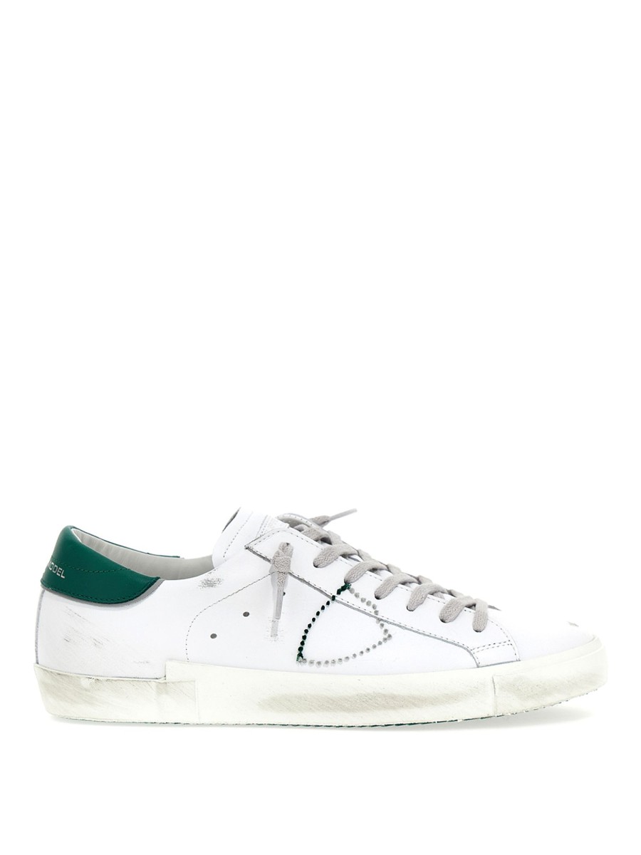 Uomo Philippe Model | Sneaker Stringate In Pelle