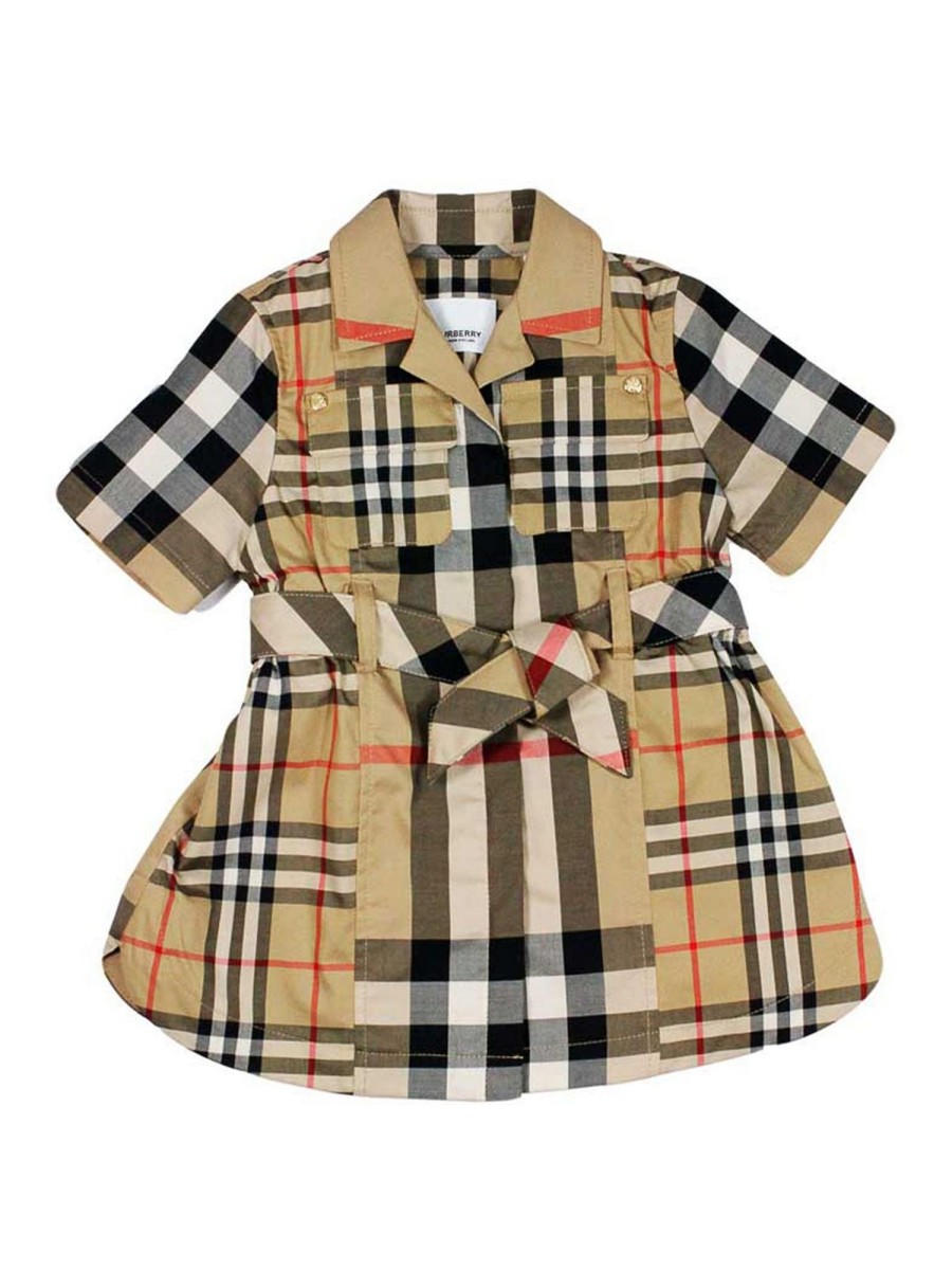 Bambino Burberry | Vestito Midi Beige