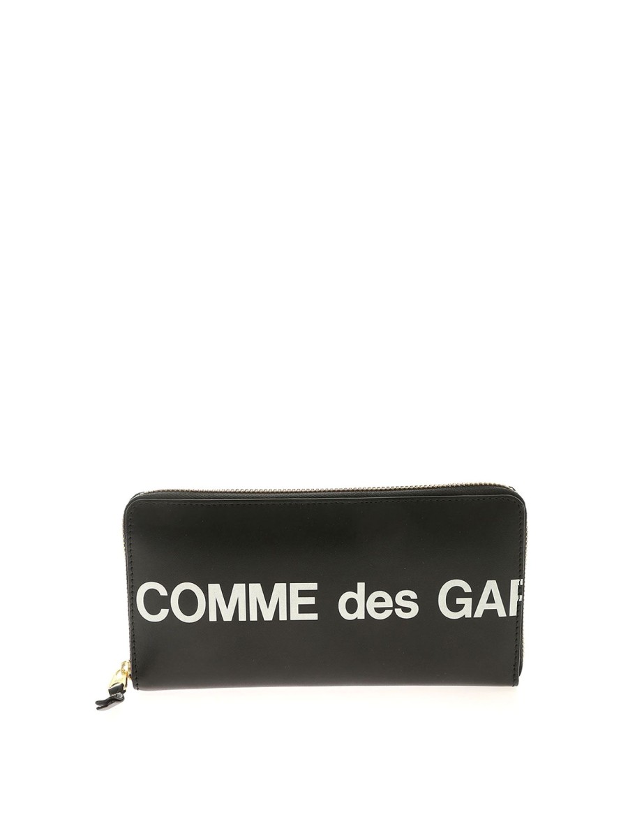 Uomo Comme Des Garcons | Portafoglio Da Donna Enorme Con Logo