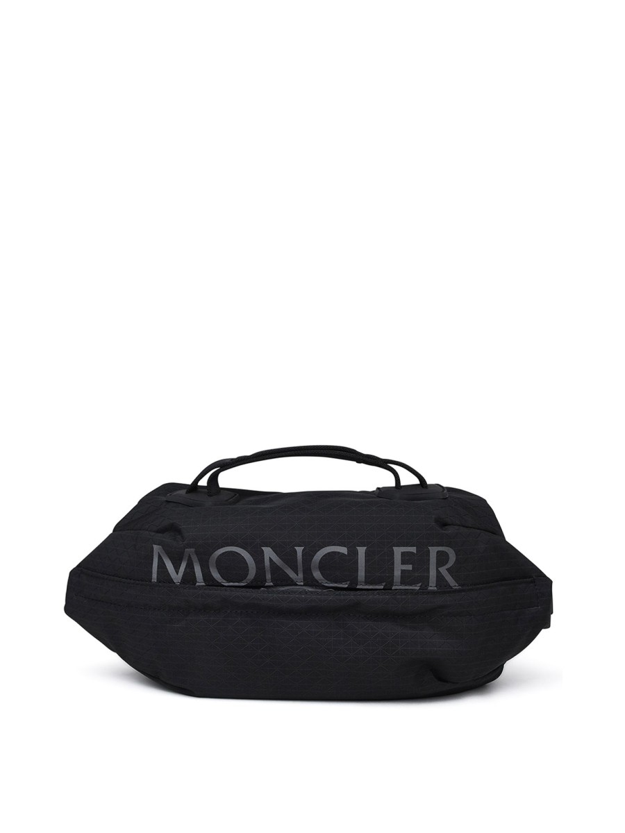 Uomo Moncler | Marsupio Alchemy In Poliammide Nero