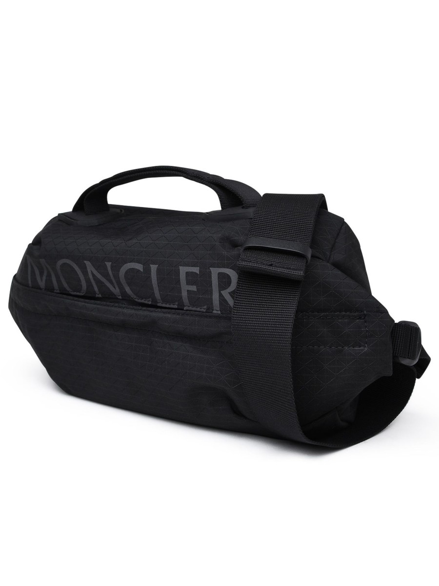 Uomo Moncler | Marsupio Alchemy In Poliammide Nero