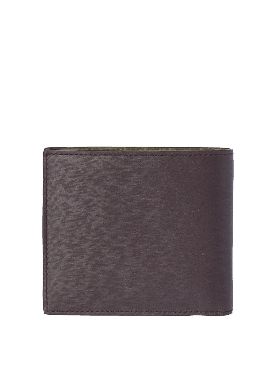 Uomo Paul Smith | Portafoglio Bifold In Pelle Testurizzata