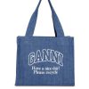 Danna Ganni | Borsa Shopper In Cotone Denim