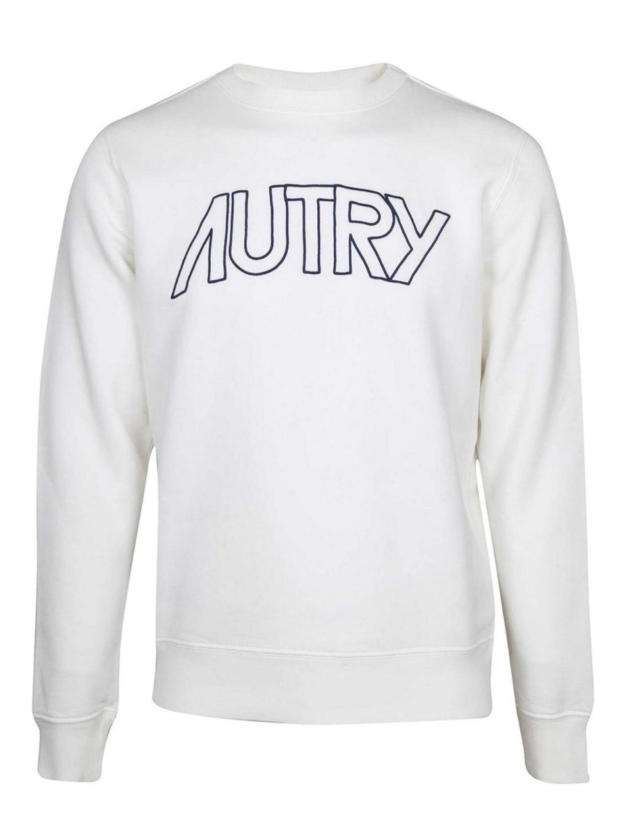 Uomo Autry | Felpa Icon In Cotone Con Logo