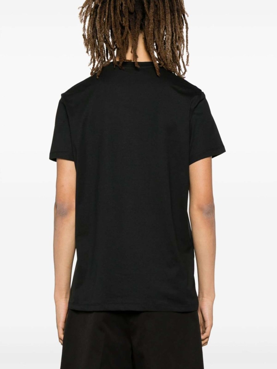 Uomo Balmain | T-Shirt Con Logo